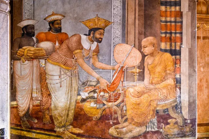 Framed Print : Wall Paintings in the Shrine at Kelaniya Temple Framed Print : Wall Paintings in the Shrine at Kelaniya Temple