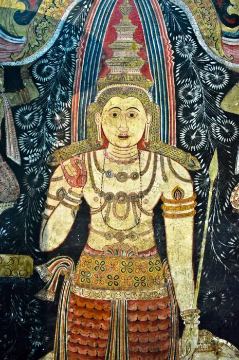 Framed Print : Wall Paintings in the Shrine at Kelaniya Temple Framed Print : Wall Paintings in the Shrine at Kelaniya Temple