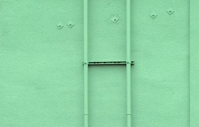Framed Print : Wall and Pipes