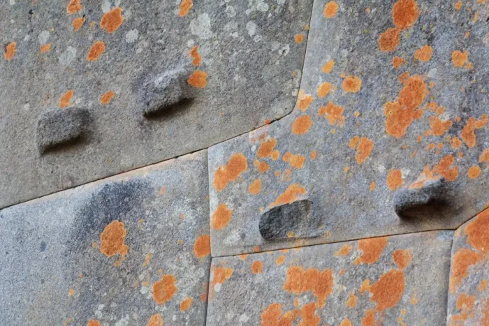 Framed Print : Wall, stone work at Ollantaytambo ruins, Peru