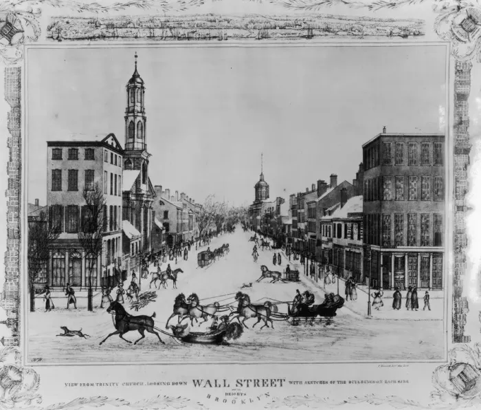 Framed Print : Wall Street Framed Print : Wall Street