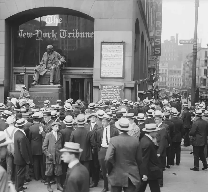 Framed Print : Wall Street During European Crisis Framed Print : Wall Street During European Crisis
