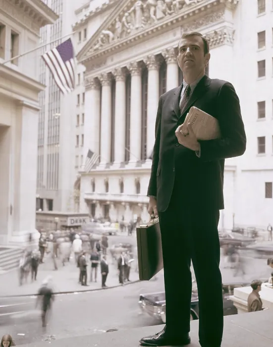 Framed Print : Wall Street Gent