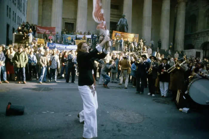 Framed Print : Wall Street Protest