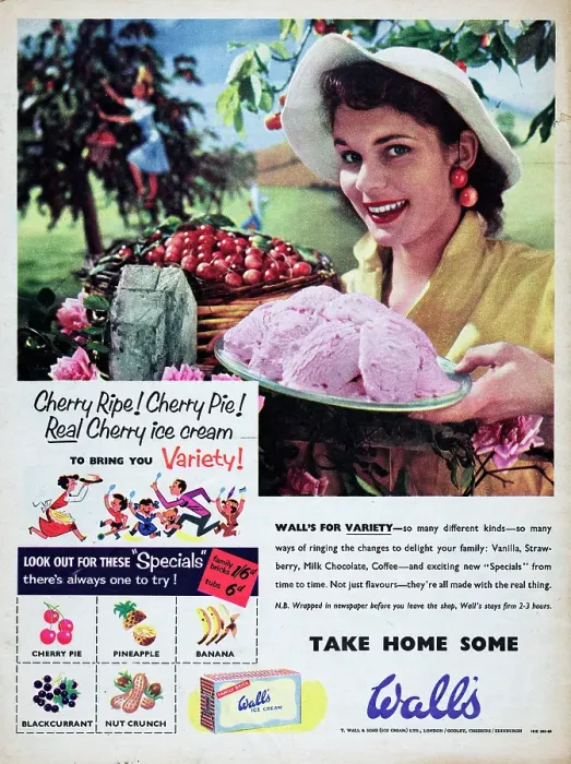 Framed Print : Wall's Cherry Pie Ice Cream Framed Print : Wall's Cherry Pie Ice Cream