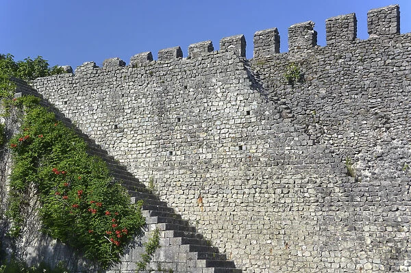 Walls of the historic Fortress of Nokalakevi, near ??Senaki, Samegrelo-Zemo Svaneti region, Georgia