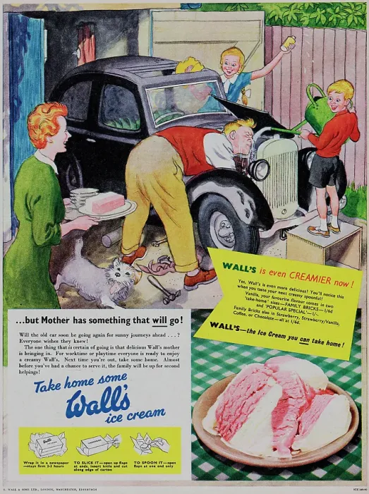 Framed Print : Wall's Ice Cream Framed Print : Wall's Ice Cream