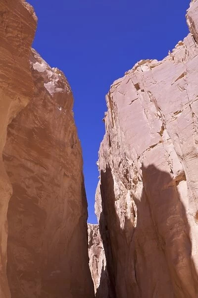The walls of the White Canyon, Sinai, Egypt, Africa