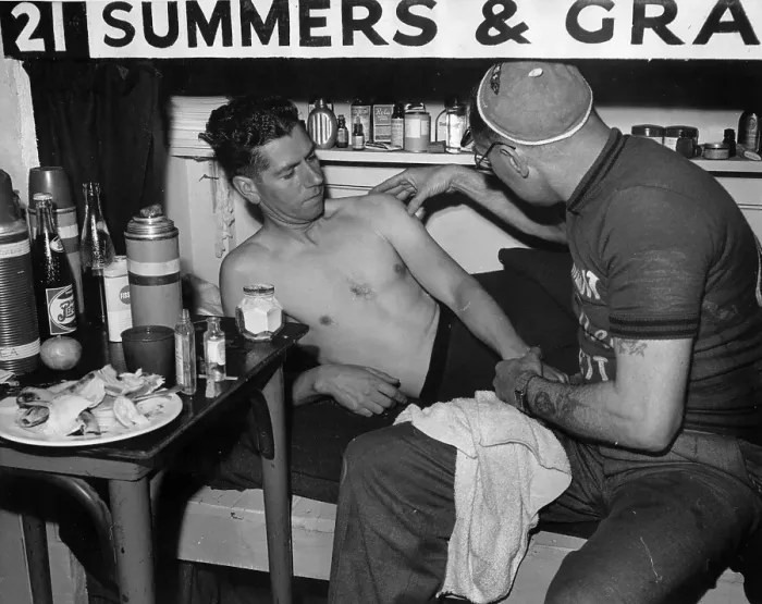 Framed Print : Wally's Masseur Framed Print : Wally's Masseur