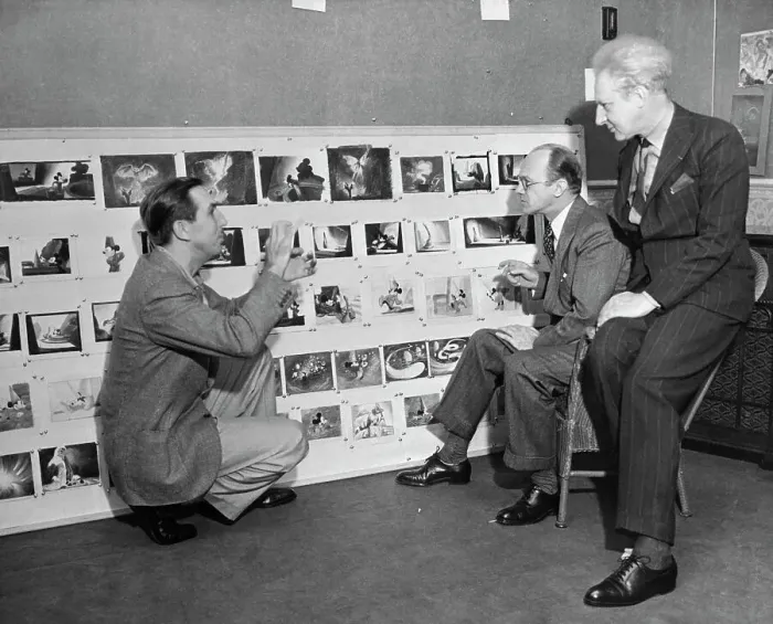 Framed Print : Walt Disney and Composers Discuss Fantasia Framed Print : Walt Disney and Composers Discuss Fantasia