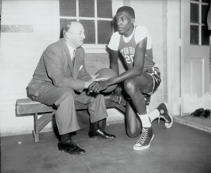 Framed Print : Walt Dukes of Seton Hall Basketball Team Framed Print : Walt Dukes of Seton Hall Basketball Team