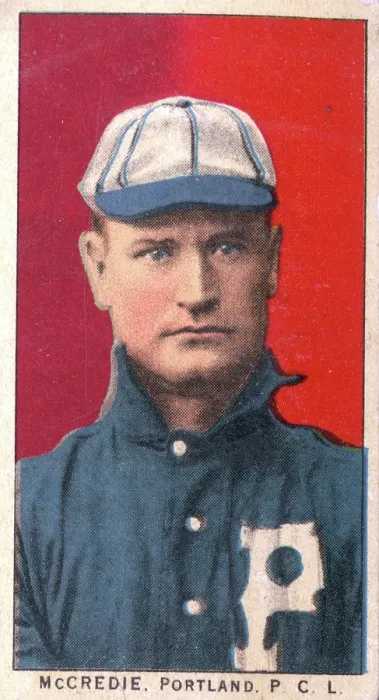 Framed Print : Walt McCredie Baseball Card Framed Print : Walt McCredie Baseball Card