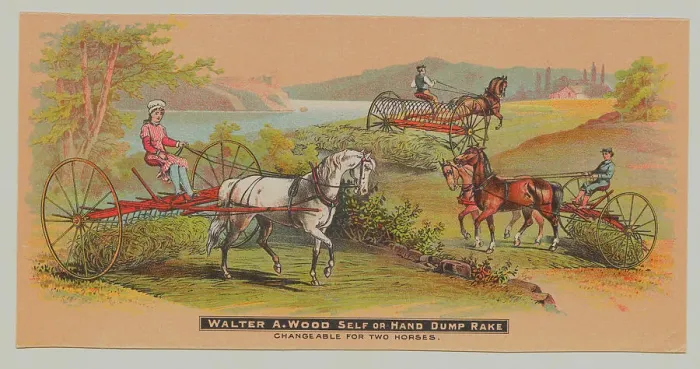 Framed Print : Walter A. Wood Self or Hand Dump Rake Advertisement Framed Print : Walter A. Wood Self or Hand Dump Rake Advertisement