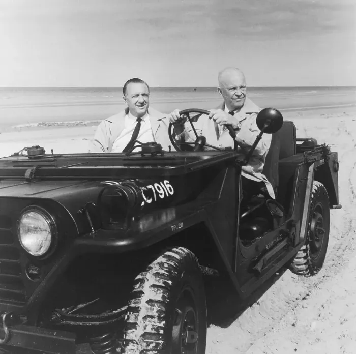 Framed Print : Walter Cronkite and Dwight Eisenhower at Normandy Framed Print : Walter Cronkite and Dwight Eisenhower at Normandy