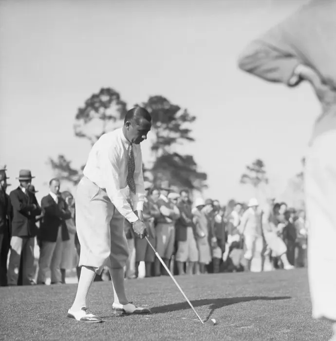 Framed Print : Walter Hagen During Golf Match