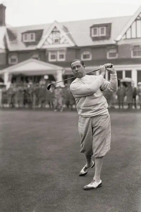 Framed Print : Walter Hagen Golfing Framed Print : Walter Hagen Golfing