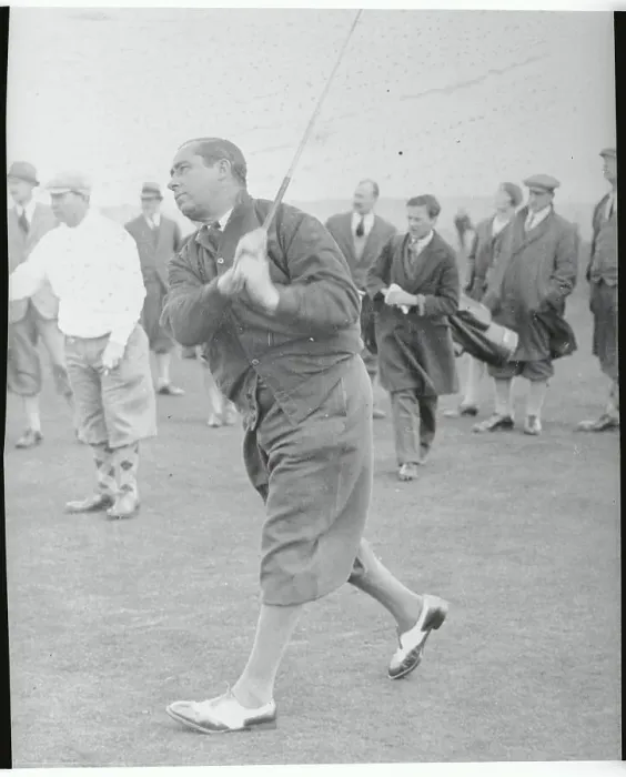 Framed Print : Walter Hagen Swinging His Golf Club Framed Print : Walter Hagen Swinging His Golf Club