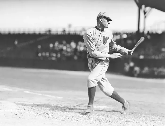 Framed Print : Walter Johnson Batting Framed Print : Walter Johnson Batting