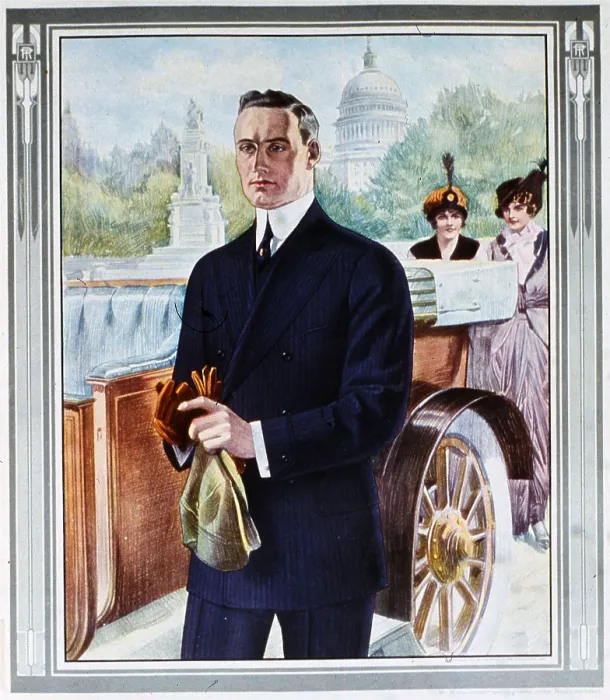 Framed Print : Walter Johnson Suit Promotion Framed Print : Walter Johnson Suit Promotion