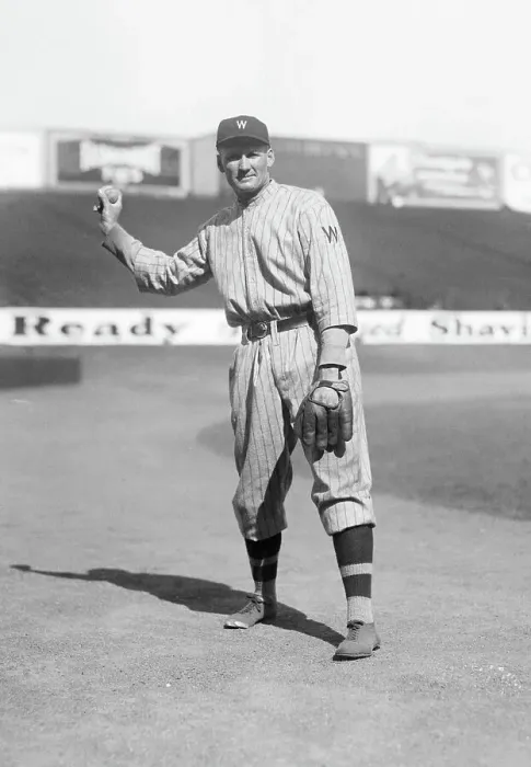 Framed Print : Walter Johnson Throwing Baseball Framed Print : Walter Johnson Throwing Baseball