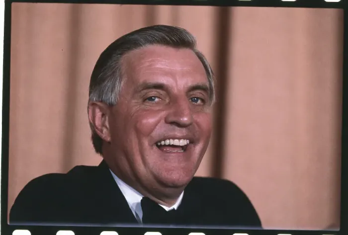 Framed Print : Walter Mondale Laughing Framed Print : Walter Mondale Laughing