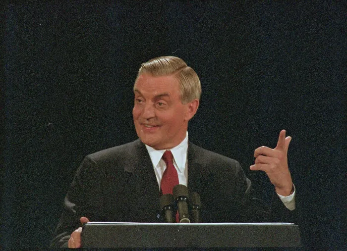 Framed Print : Walter Mondale Speaking Framed Print : Walter Mondale Speaking