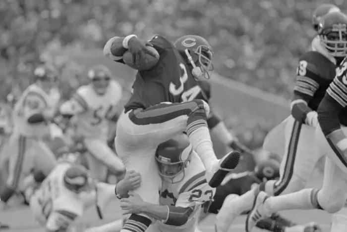 Framed Print : Walter Payton in Action During Game Framed Print : Walter Payton in Action During Game