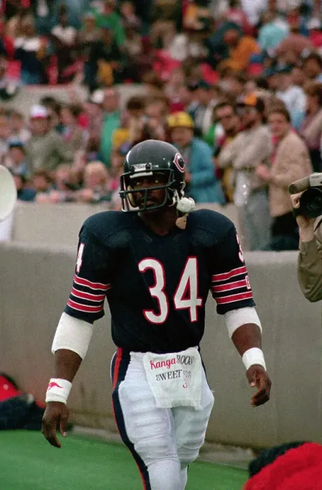Framed Print : Walter Payton Walking in Football Uniform Framed Print : Walter Payton Walking in Football Uniform