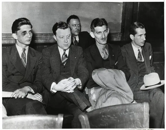 Framed Print : Walter Reuther, Alvin Stickle and Others Testify