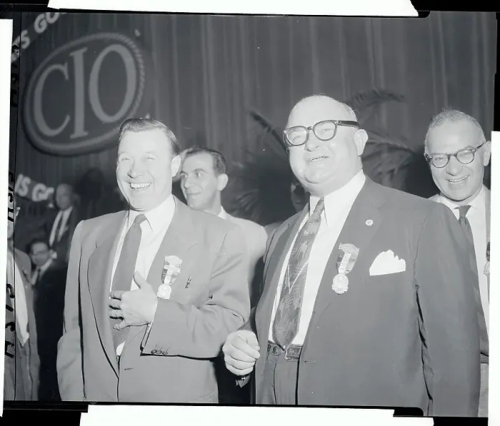 Framed Print : Walter Reuther and Michael Quill Framed Print : Walter Reuther and Michael Quill