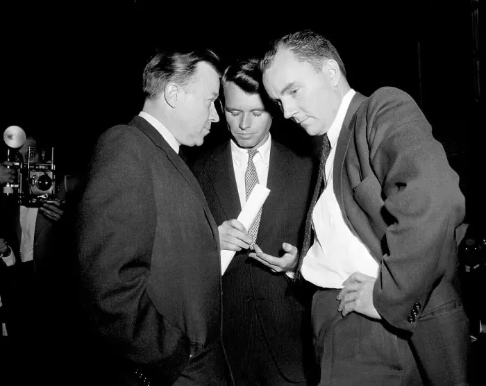 Framed Print : Walter Reuther with Robert Kennedy and Jack Conway Framed Print : Walter Reuther with Robert Kennedy and Jack Conway