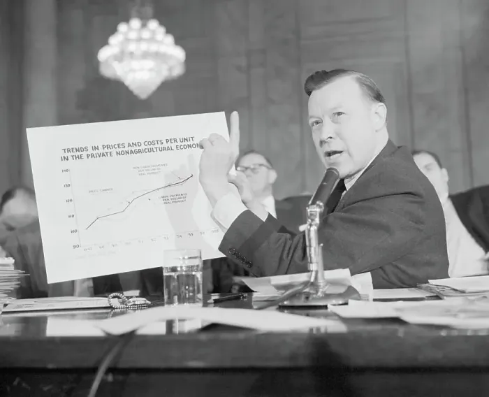 Framed Print : Walter Reuther W / Chart in Hearing Framed Print : Walter Reuther W / Chart in Hearing
