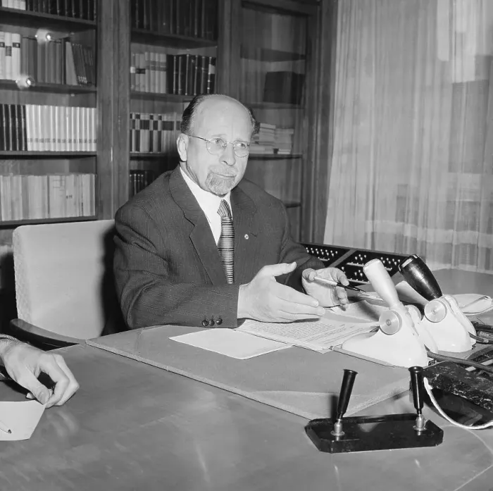 Framed Print : Walter Ulbricht at His Desk Framed Print : Walter Ulbricht at His Desk