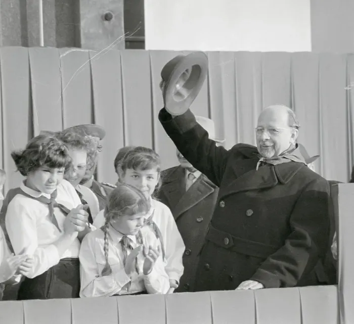 Framed Print : Walter Ulbricht Waving His Hat Framed Print : Walter Ulbricht Waving His Hat