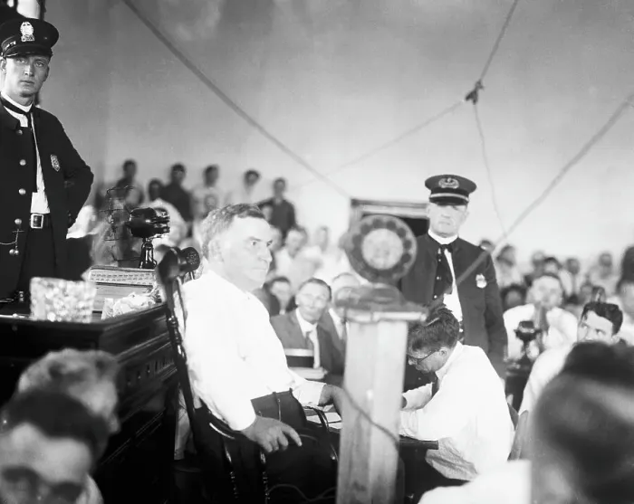Framed Print : Walter White at Scopes Trial Framed Print : Walter White at Scopes Trial