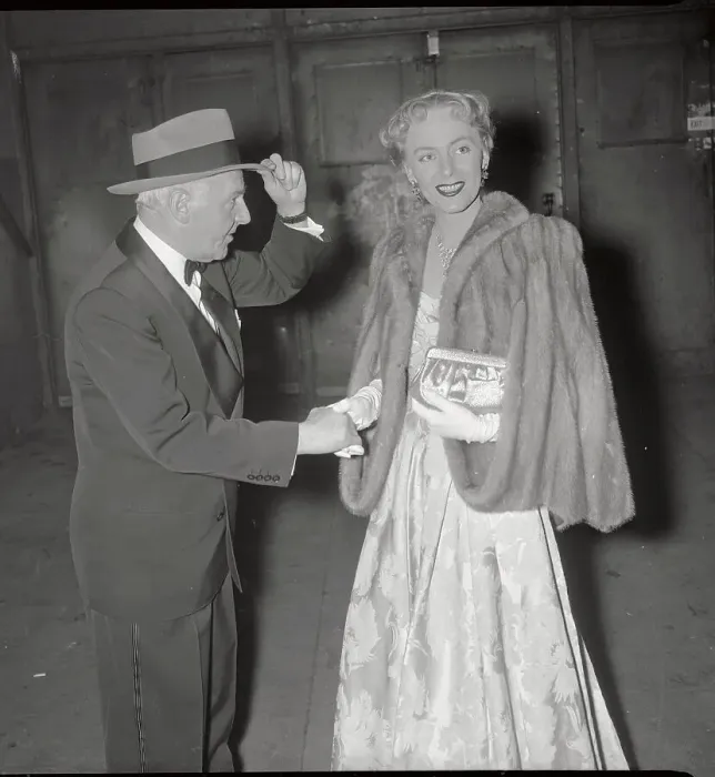 Framed Print : Walter Winchell Greeting Christine Jorgenson Framed Print : Walter Winchell Greeting Christine Jorgenson