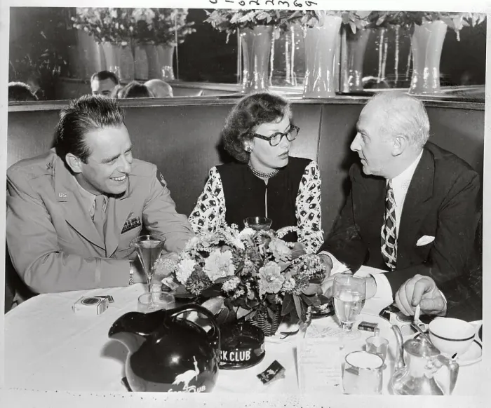 Framed Print : Walter Winchell Sitting at Table with Mr. and Mrs. Elliot Roosevelt Framed Print : Walter Winchell Sitting at Table with Mr. and Mrs. Elliot Roosevelt
