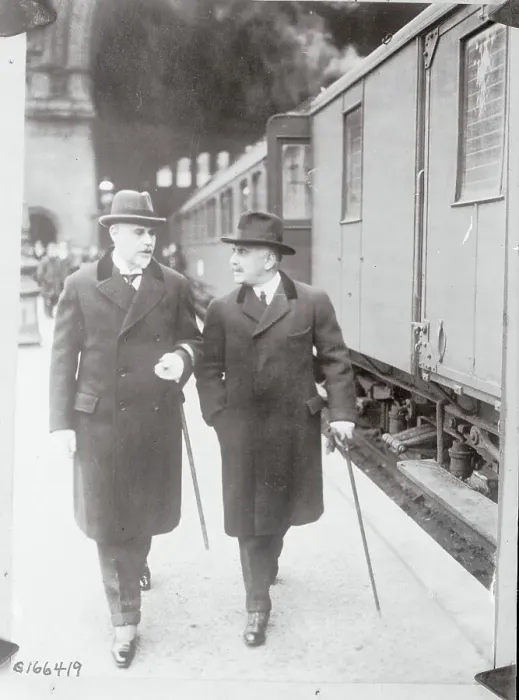 Framed Print : Walther Rathenau with Ambassador Frassati Framed Print : Walther Rathenau with Ambassador Frassati