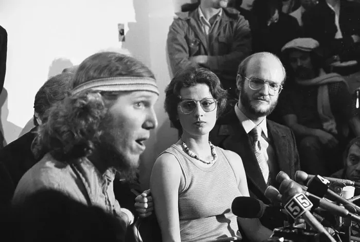 Framed Print : Bill Walton and Others at News Conference Framed Print : Bill Walton and Others at News Conference