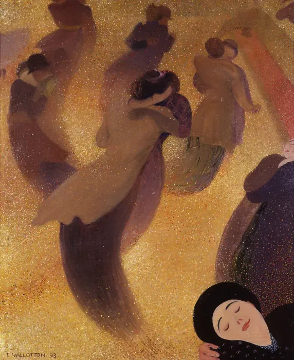 Framed Print : The Waltz (La Valse). Artist: Vallotton, Felix Edouard (1865-1925) Framed Print : The Waltz (La Valse). Artist: Vallotton, Felix Edouard (1865-1925)