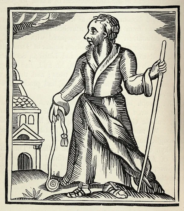 Framed Print : The Wandering Jew, or the Shoemaker of Jerusalem, Vintage woodcut illustration Framed Print : The Wandering Jew, or the Shoemaker of Jerusalem, Vintage woodcut illustration