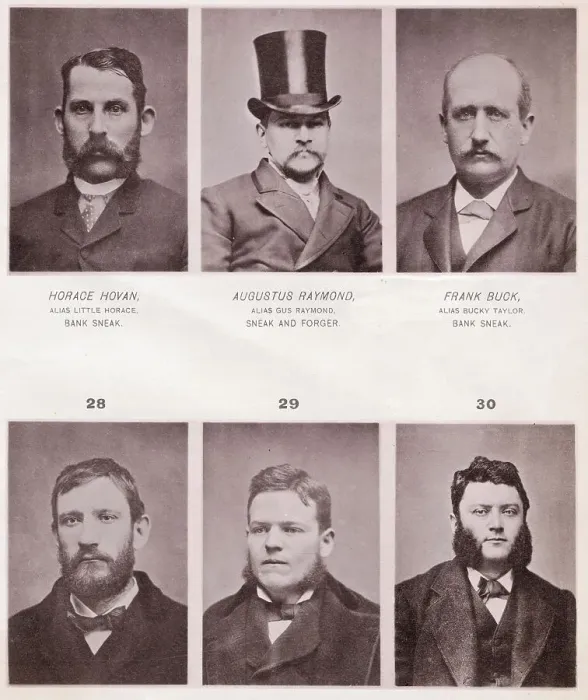 Framed Print : Most Wanted Men of 1890 Framed Print : Most Wanted Men of 1890