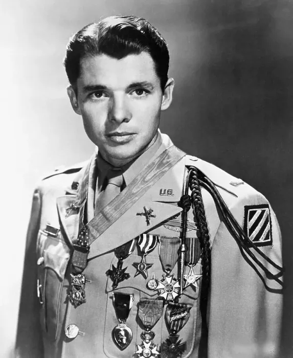 Framed Print : War Hero and Actor Audie Murphy