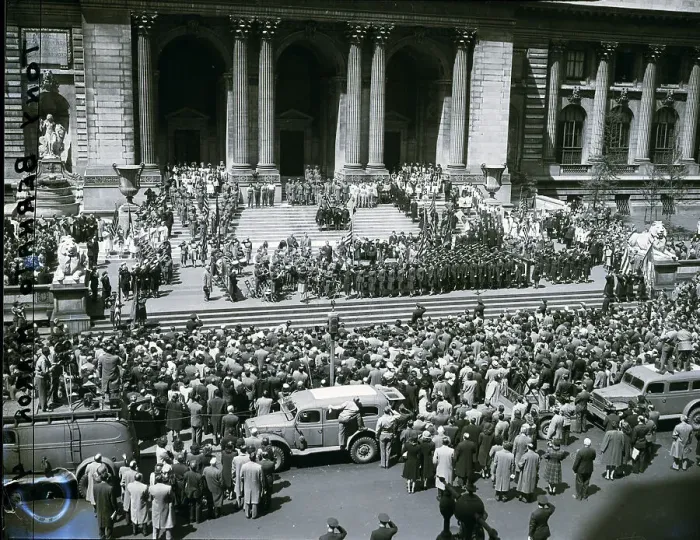 Framed Print : War Loan Sale Opening Ceremony Framed Print : War Loan Sale Opening Ceremony