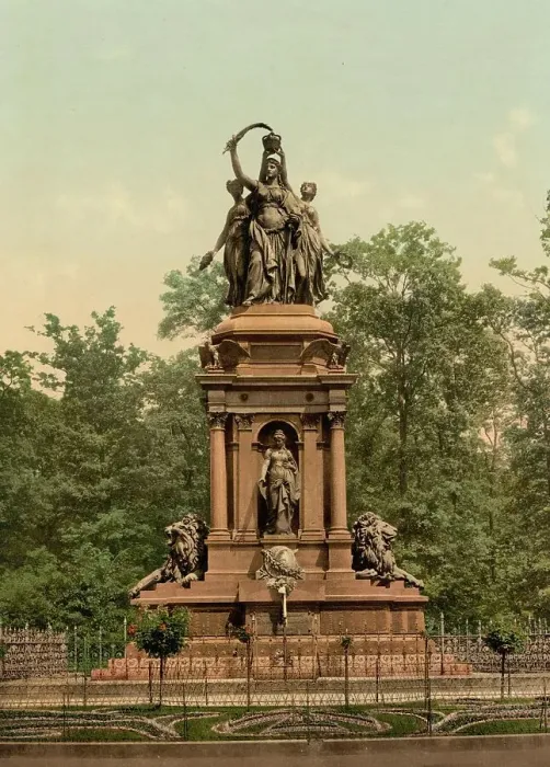 Framed Print : War Memorial in Hanover, Lower Saxony, c. 1890, Germany, Historic, digitally restored reproduction from a 19th century original Framed Print : War Memorial in Hanover, Lower Saxony, c. 1890, Germany, Historic, digitally restored reproduction from a 19th century original