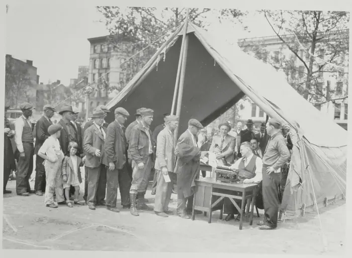 Framed Print : War Veterans Presenting Credentials Framed Print : War Veterans Presenting Credentials