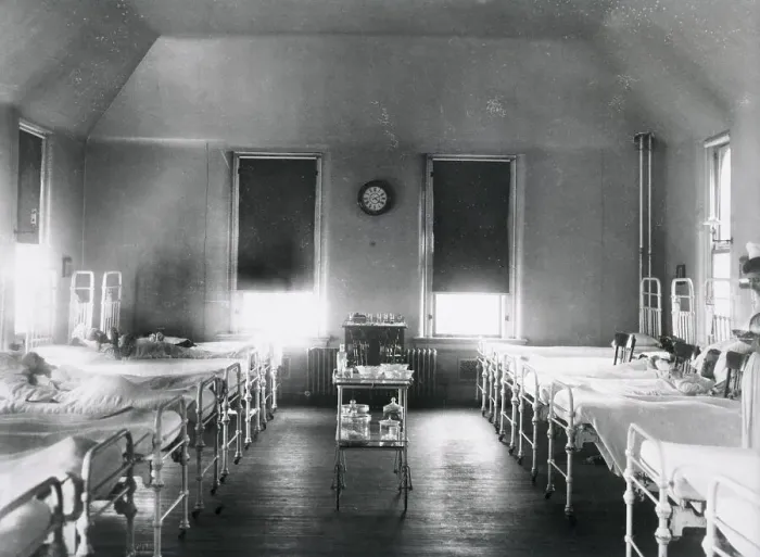 Framed Print : Ward Room in Hospital Framed Print : Ward Room in Hospital
