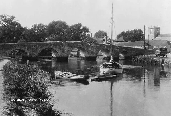 Wareham. The South Bridge, Wareham, Dorset, circa 1930