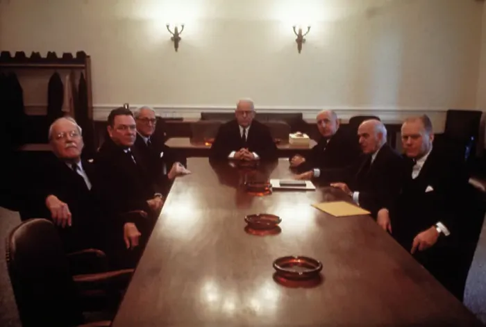 Framed Print : Warren Commission Meeting over Kennedy Assassination Framed Print : Warren Commission Meeting over Kennedy Assassination
