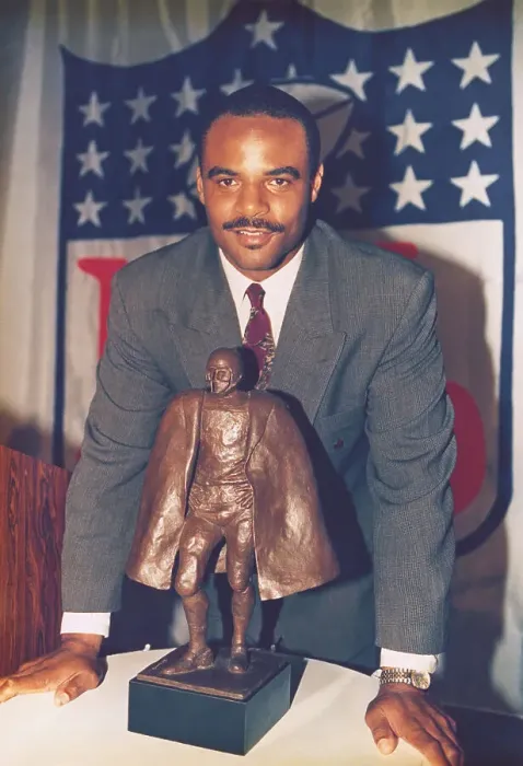 Framed Print : Warren Moon Posing with Trophy Framed Print : Warren Moon Posing with Trophy